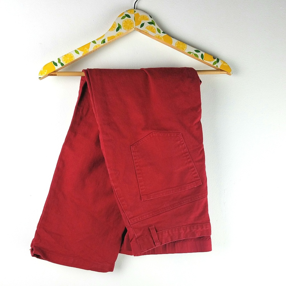 GAP Maternity Jeans Sz S Red